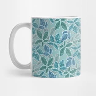 Winter leaves Mug